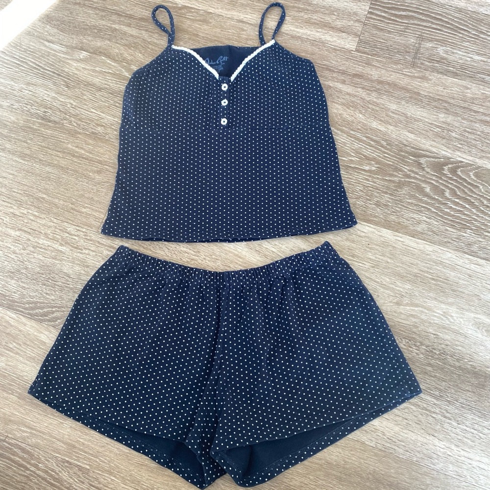 Brandy Melville Matching Set -Tiffany Polka Dot Tank and Emery Polka Dot Shorts